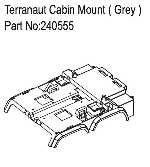 HBP240555 - Terranaut Cabin Mount ( Grey )