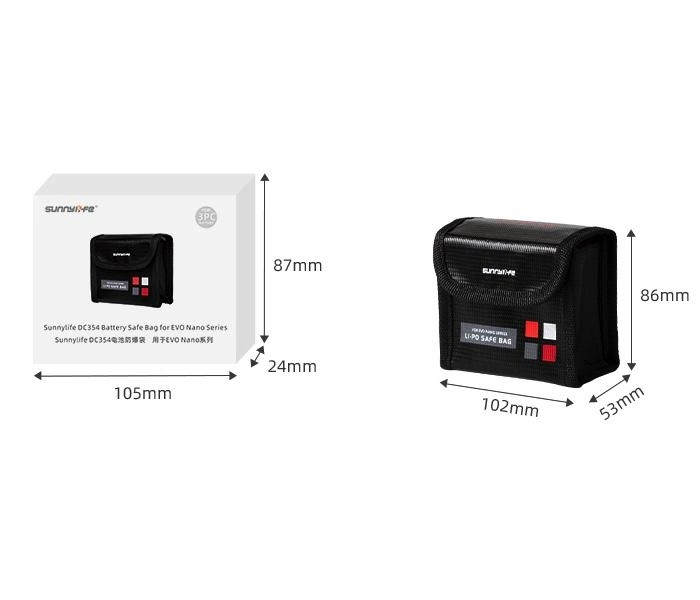 Autel EVO Nano/Nano – Bezpečnostný obal na batérie (3 Aku)