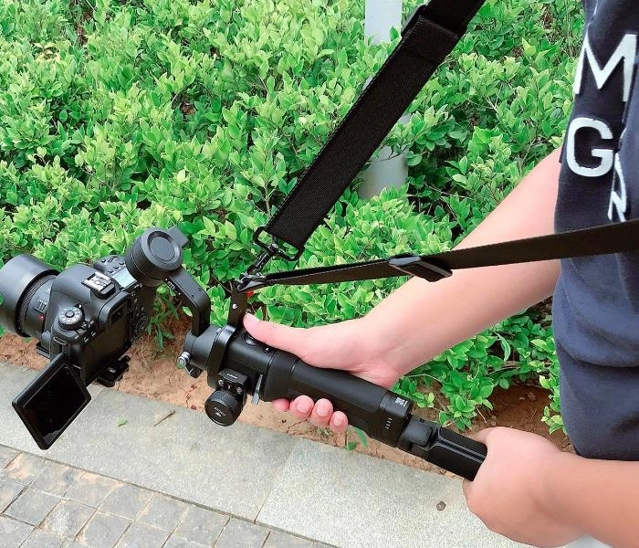 Široký popruh na krk s karabínou pre DJI Ronin-SC