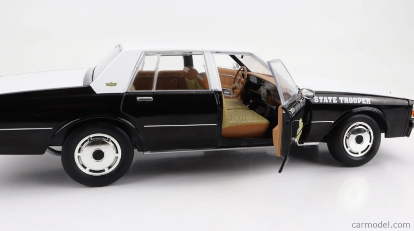 Greenlight Chevrolet Caprice Texas Police Department 1987 1:18 Černá Bílá