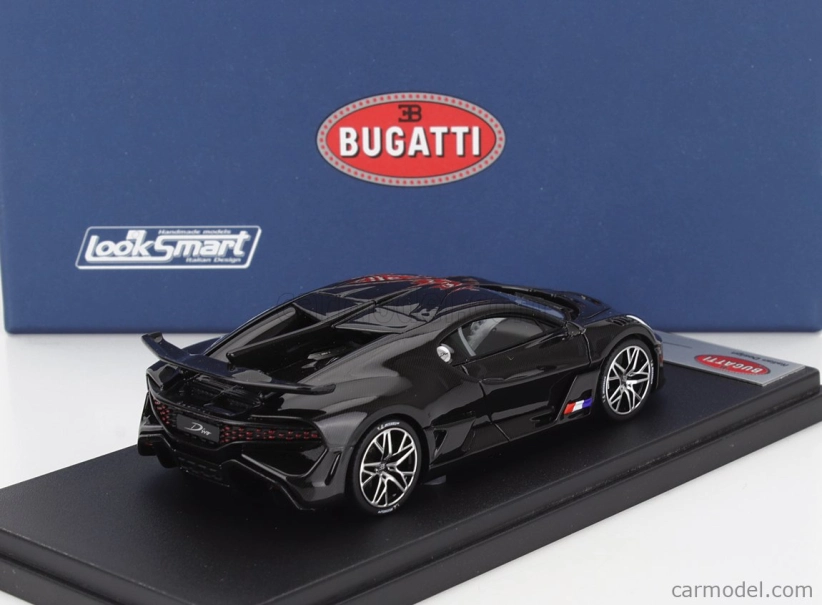 Looksmart Bugatti Divo 2020 1:43 Karbonová Lesklá Černá