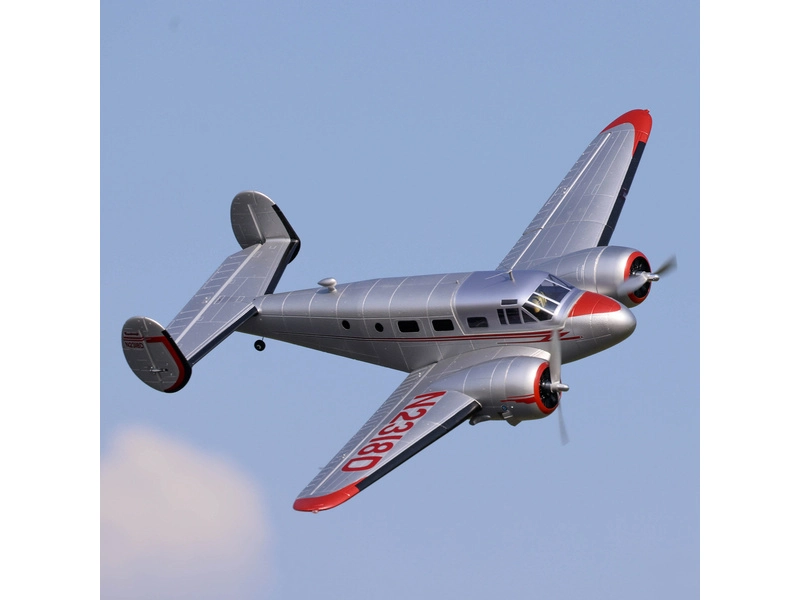 RC letadlo E-flite Beechcraft D18 1.5m BNF Basic