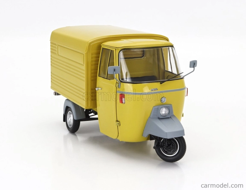 Mitica-diecast Piaggio Ape P501 Van Closed 1979 - Con Vetrina - With Showcase 1:18