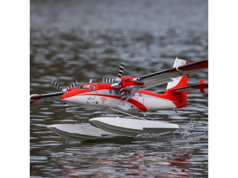 RC lietadlo E-flite DHC-6 Twin Otter 1.4m PNP, plováky