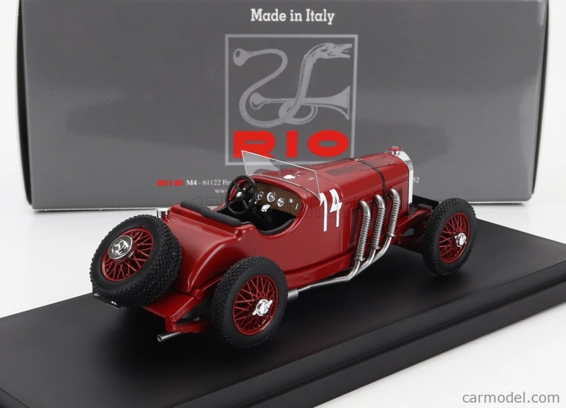 Rio-models Mercedes benz Ssk N 14 Víťaz Argentína Autumn Gp 1928 Carlos Zatuszek 1:43 Červená