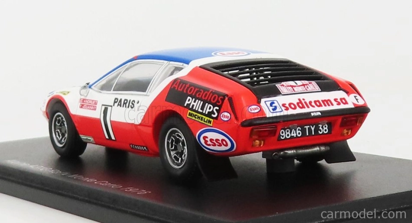 Spark-model Renault Alpine A310 N 1 Rally Montecarlo 1976 J.c.andruet - Y.jouanny 1:43 Bílá Červená Modrá