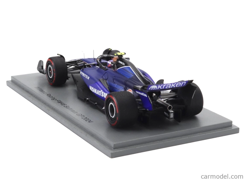 Spark-model Williams F1  Fw46 Team Williams Racing N 2 Bahrain Gp 2024 Logan Sargeant 1:43 2 Tóny Modré