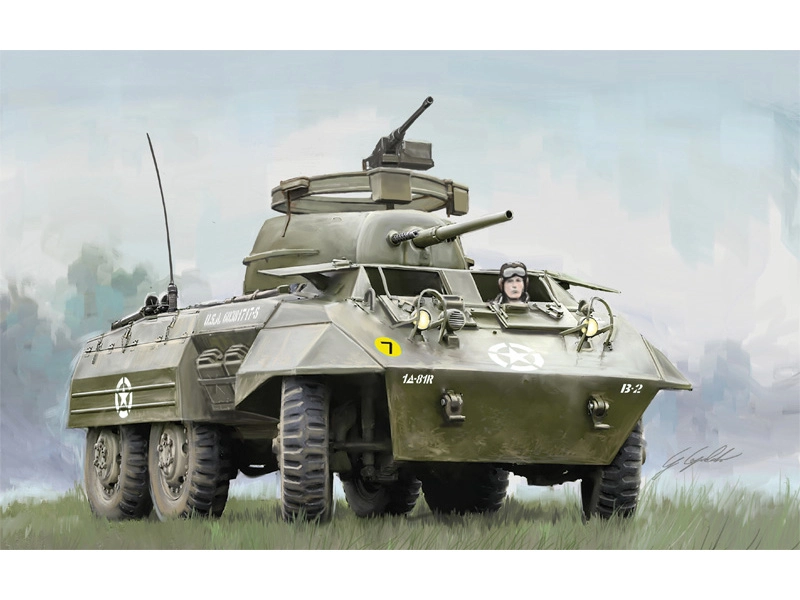Italeri Wargames – tank M8/M20 (1:56)