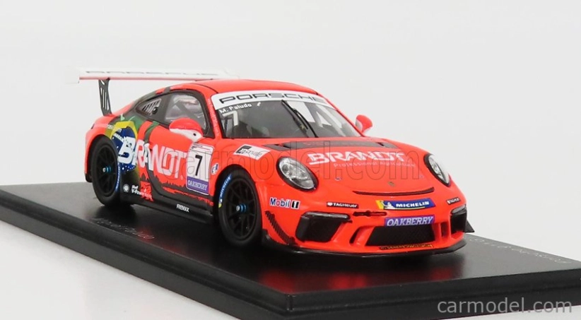Spark-model Porsche 911 991 Gt3 Cup N 7 Porsche Carrera Cup 2020 M.paludo 1:43 Oranžová Černá