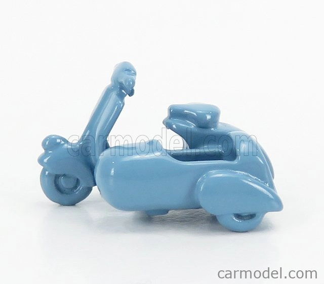 Officina-942 Piaggio Set 2x Vespa 98 + Vespa 98 Sidecar 1946 1:76 zelená svetlo modrá