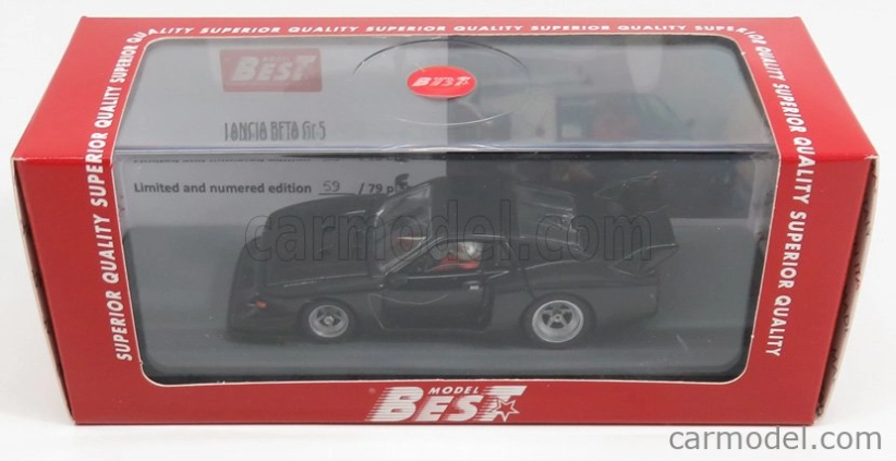 Best-model Lancia Beta Montecarlo Gr.5 Test Version Varano 1979 R.patrese 1:43 Black