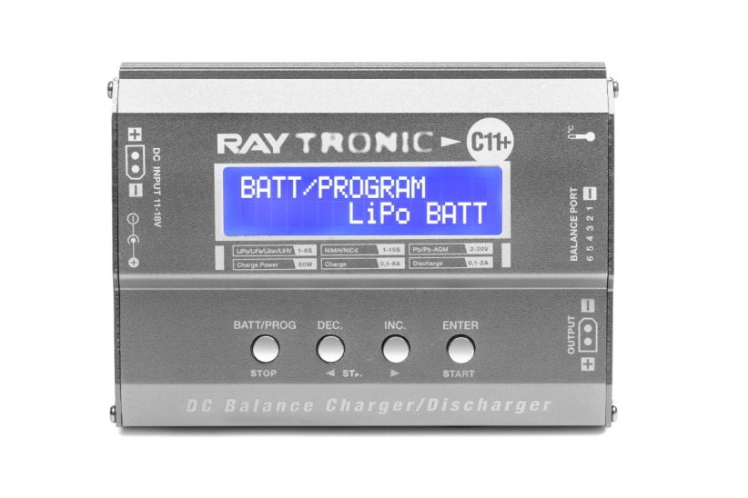 Nabíjačka RAYTRONIC C11+ s balancérom 60W + 12V napájanie