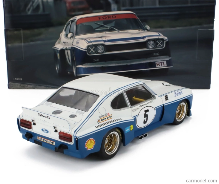 Werk83 Ford england Capri Rs 3100 N 5 Etcc Zandvoort 1974 Dieter Glemser - Toine Hezemans 1:18 Blue White
