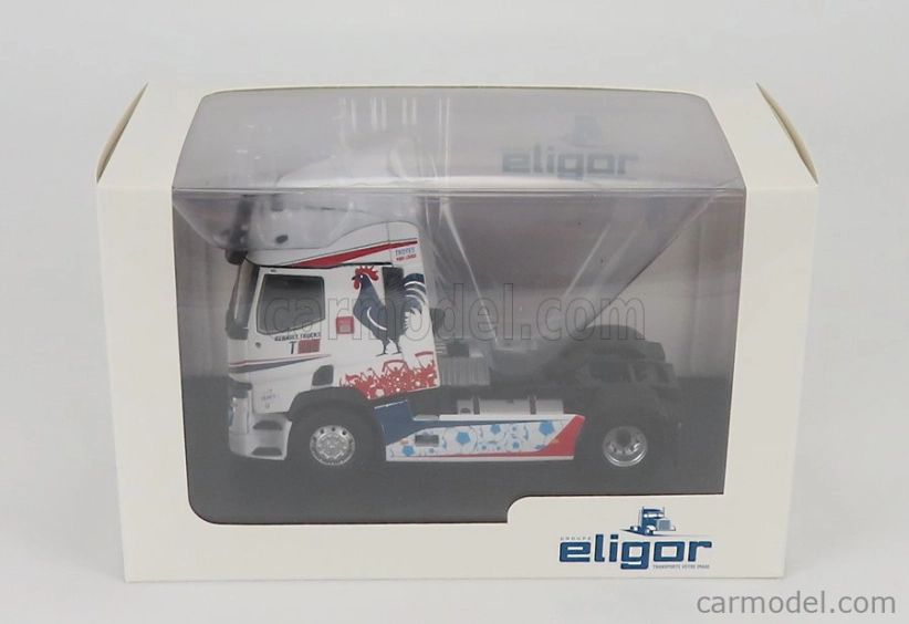 Eligor Renault T480 Tractor Truck 2-assi 2021 1:43 Bílá