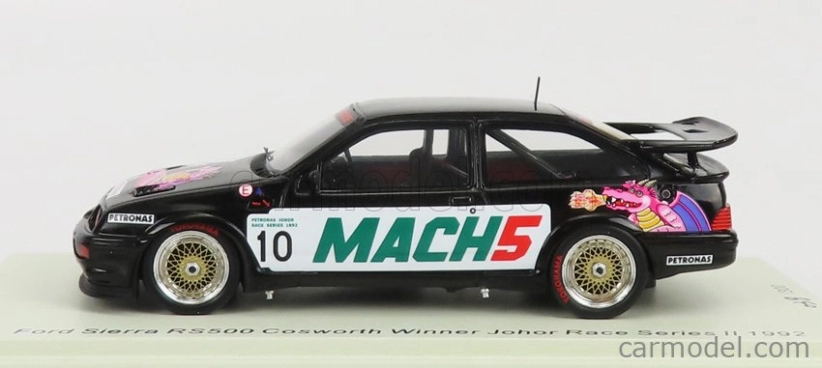 Spark-model Ford england Sierra Rs500 Cosworth N 10 Winner Johor Race Series Ii 1992 G.goode 1:43 Black