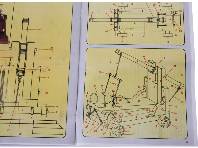 Mantua model Bombarda 15. storočie 1:17 kit