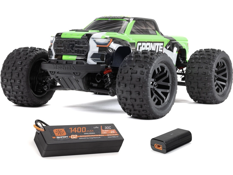 RC auto Arrma Granite Grom 1:18 4WD Smart RTR, zelené