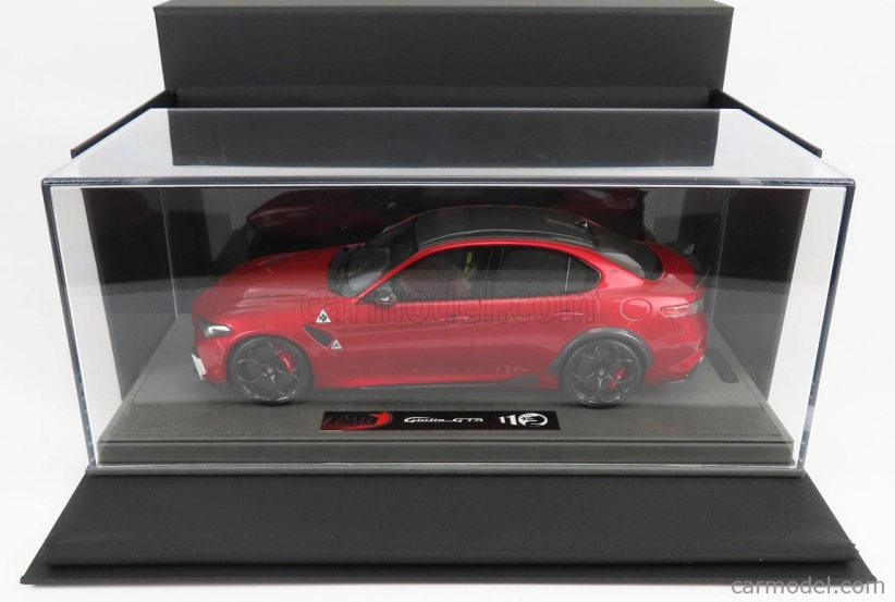 Bbr-models Alfa romeo Giulia Gta 2020 - Con Vetrina - S vitrínou 1:18 Rosso Gta - Red Met