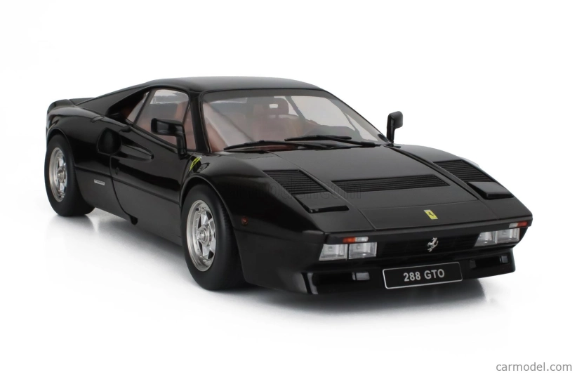 Ferrari 288 Gto 1984 v mierke 1:12 čierna