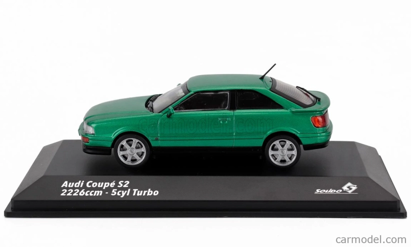 Solido Audi 80 (s2) Turbo Coupe 1994 1:43 Zelená