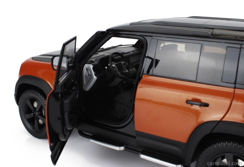 Takmer skutočný Land rover New Defender 110 2020 1:18 Orange Black
