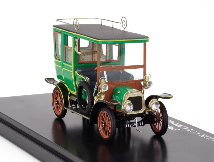 Franstyle Peugeot Lion Vc2 Limousine 1909 1:43 Zelená Černá