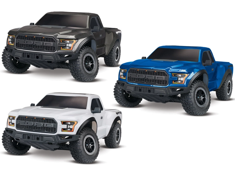 RC auto Traxxas Ford F-150 SVT Raptor 2017 1:10 RTR, červená