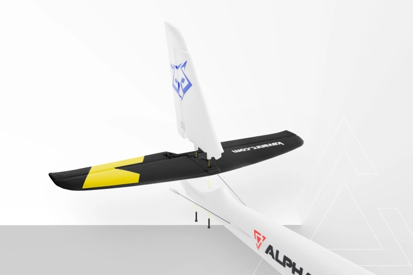 RC letadlo Alpha 1500V2 RTF(M1), černá