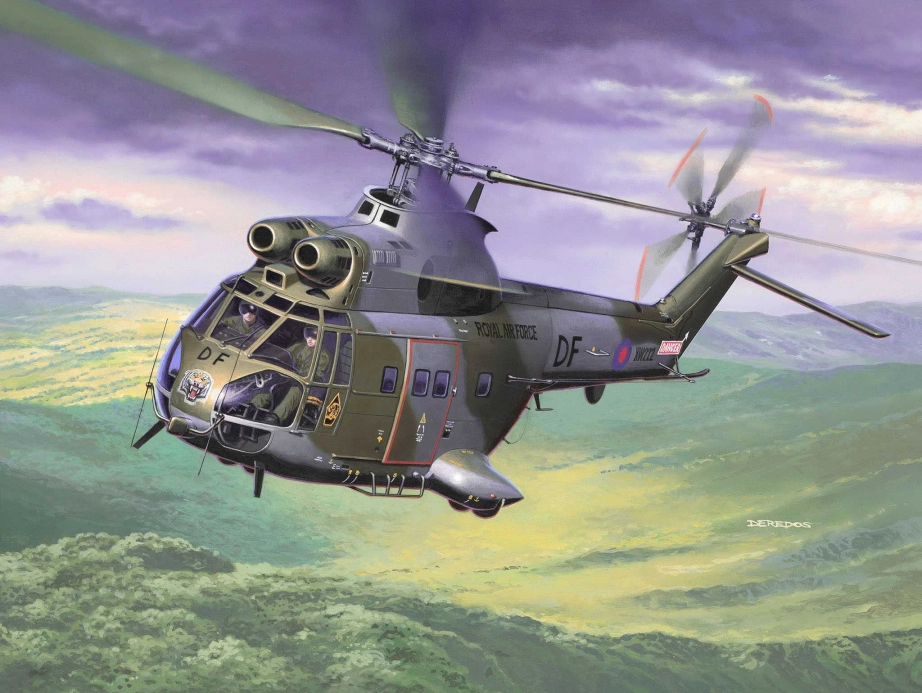Plastic ModelKit vrtuľník 03746 – Westland Puma HC.1 (1:144)