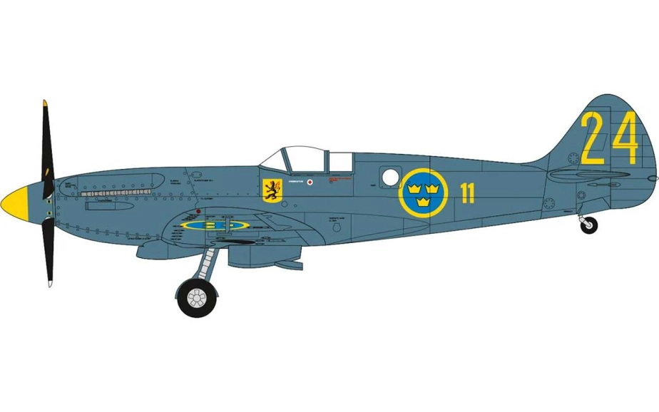 Classic Kit letadla A40004 - Swedish Air Force 100th Anniversary Set (Multi Pack) (1:72)