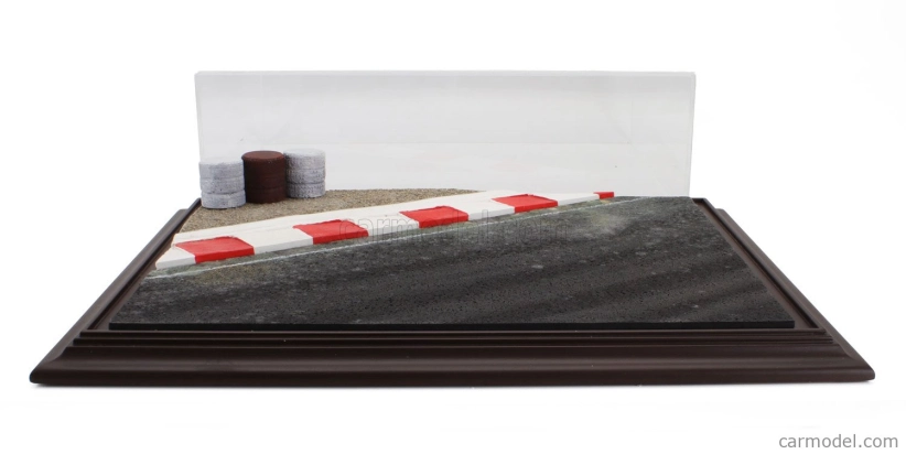Atlantic Vetrina display box Diorama Base Pista - Racetrack Base - Lungh.lenght Cm 42.5 X Largh.width Cm 31.3 X Alt.height Cm 12.5 (altezza Interna Cm 11.3) 1:18 Různé