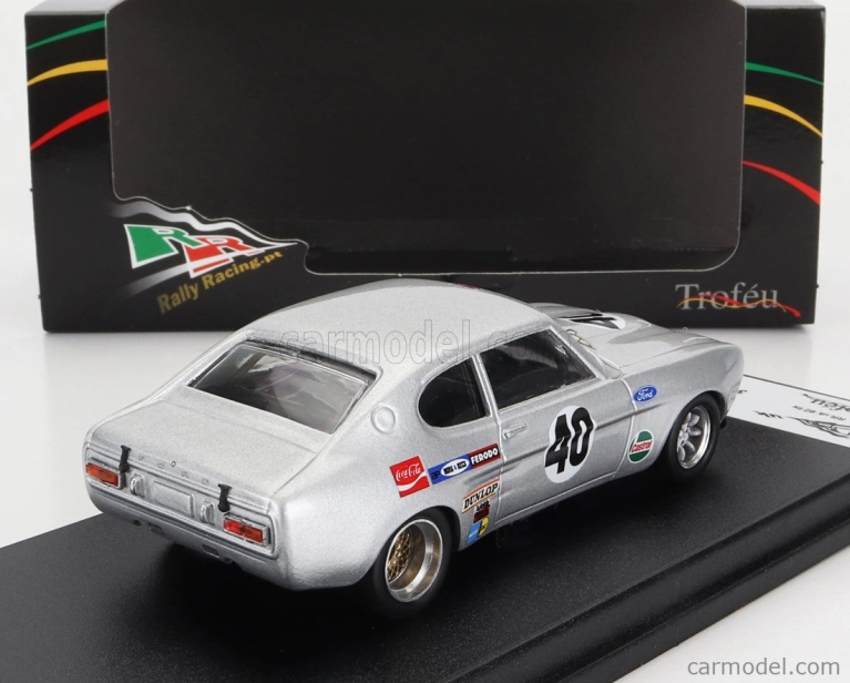 Trofeu Ford england Capri 2600 Rs N 40 3. Silverstone 1971 Gerry Birrel 1:43 Strieborný