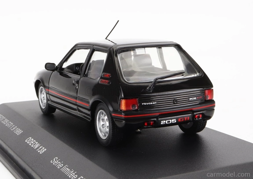 Odeon Peugeot 205 Gti 1.9 1988 1:43 čierna