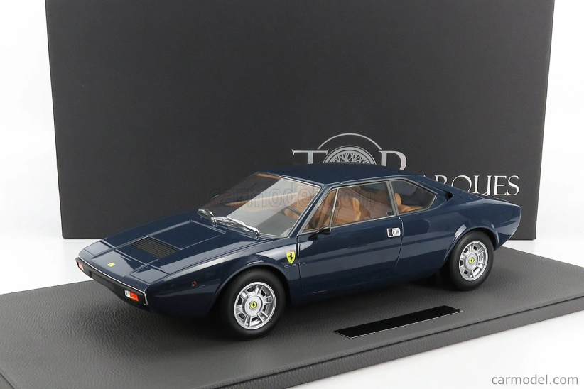 Topmarques Ferrari Dino 308 Gt4 Coupe 1973 1:12 Modrá