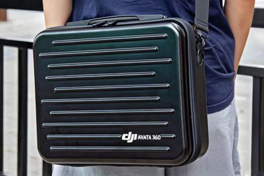 DJI Avata – Puzdro z PC Hardshell s ramenným popruhom pre DJI Avata 360 (RC 2, Black)
