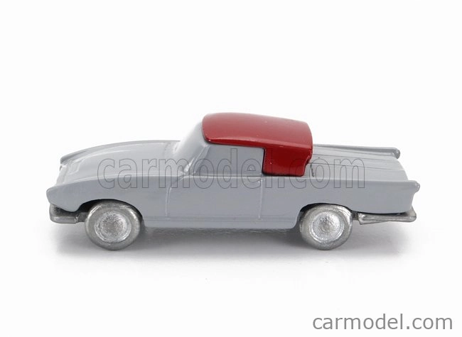 Officina-942 Fiat 1200 Coupe Carrozzeria Ghia 1958 1:76 sivá červená