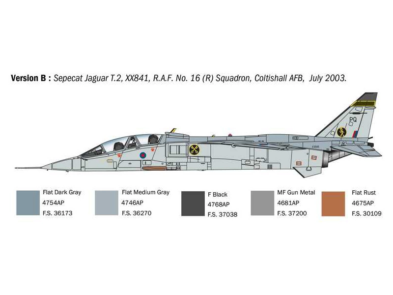 Italeri Jaguar T.2 R.A.F. Trainer (1:72)