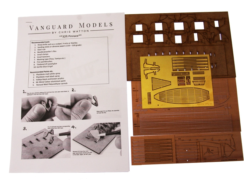 Vanguard Models Pinnace boat 32" 1:64