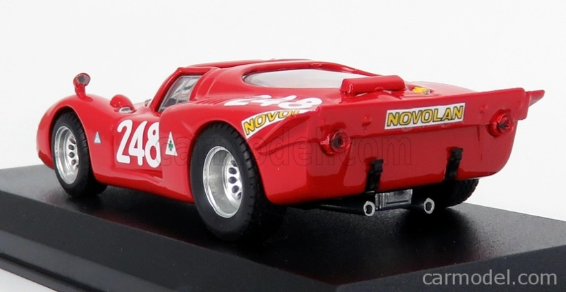 Best-model Alfa romeo 33.2 N 248 Targa Florio 1969 Pinto - Alberti 1:43 Red