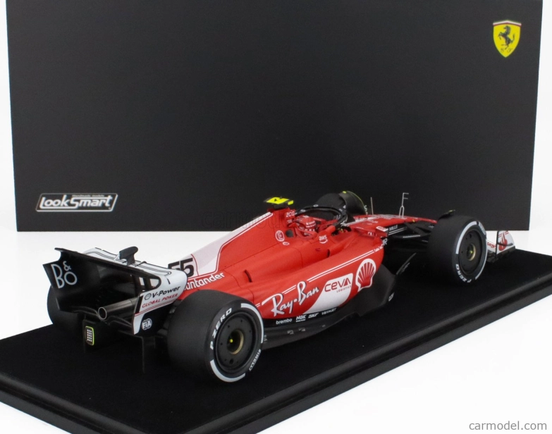 Looksmart Ferrari F1  Sf-23 Team Scuderia Ferrari N 55 Usa Las Vegas Gp 2023 Carlos Sainz 1:18 Červená Bílá Černá