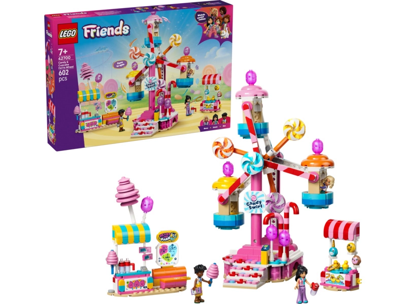 LEGO Friends - Kolotoč se sladkostmi a cupcaky