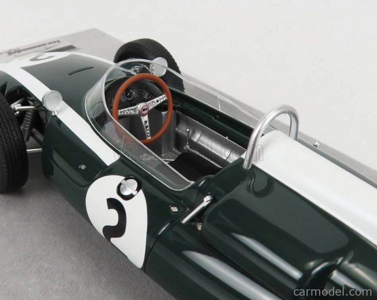 Tecnomodel Cooper F1  T53 N 2 British Gp 1960 B.mclaren 1:18 Zelená