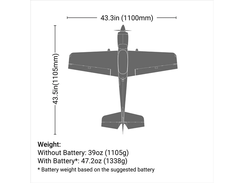 E-flite Sportix 1.1m AS3X+ SAFE Select BNF Basic