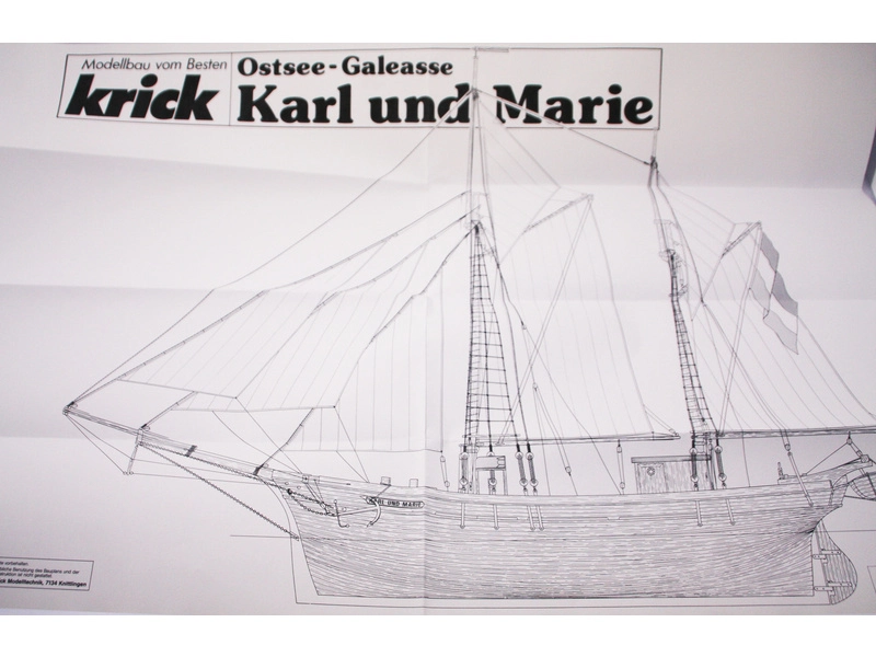 RC stavebnica lode Krick Karl und Marie kit