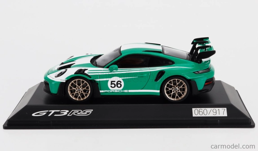 Spark-model Porsche 911 992 Gt3 Rs N 56 Racing Coupe 2023 1:43 Zelená Biela