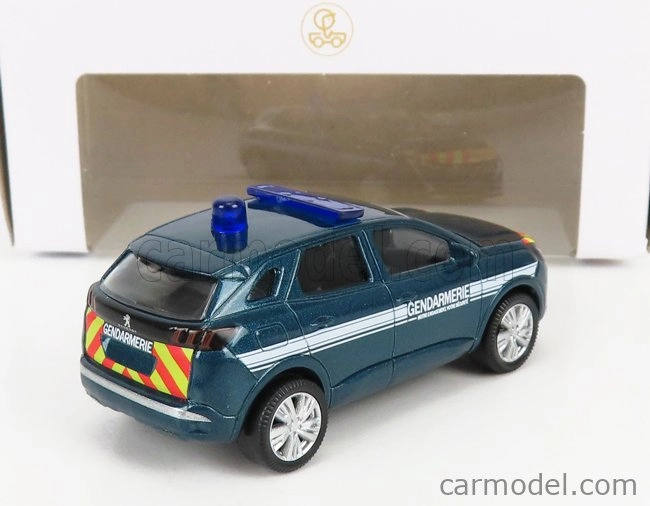 Norev Peugeot 3008 Gendarmerie 2020 1:64 Blue Met
