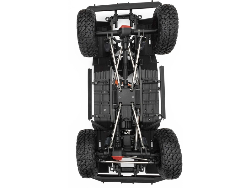 RC auto Axial SCX10 III Early Ford Bronco 4WD 1:10, biele