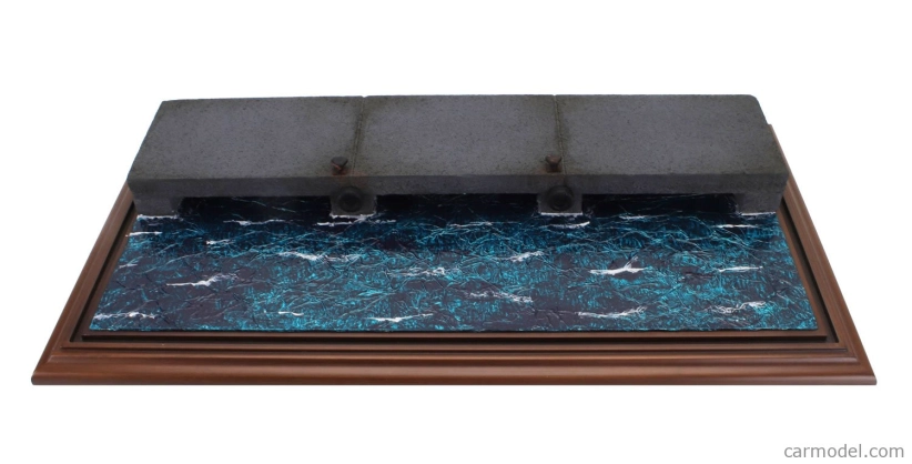 Atlantic Vetrina display box Diorama Base Porto Lungh.lenght Cm 57.0 X Largh.width Cm 30.0 X Alt.height Cm 2.5 - Harbour Base - Cover Lungh.lenght Cm 52.0 X Largh.width Cm 25.0 X Alt.height Cm 16.5 1:43 Různé