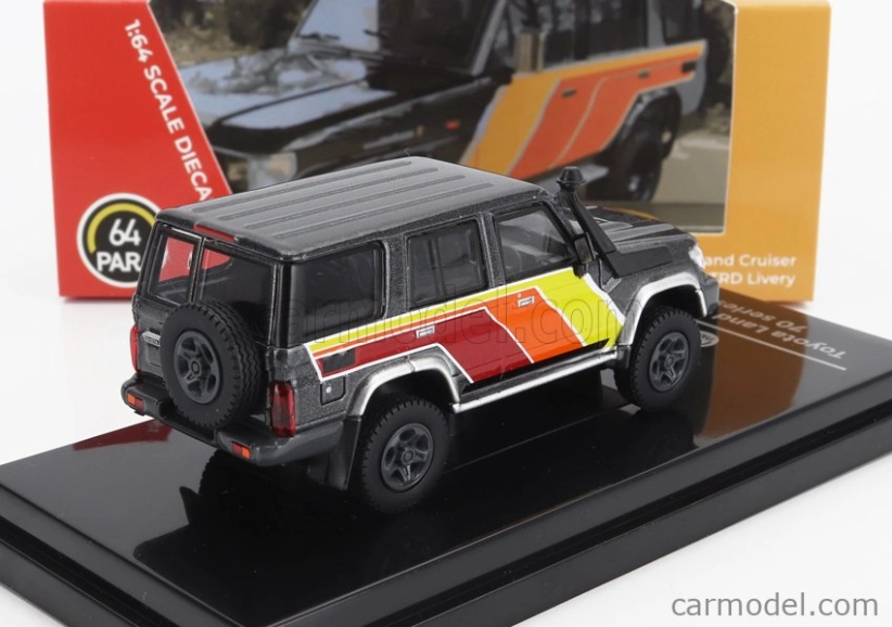 Paragon-models Toyota Land Cruiser Lc76 Trd Rhd 2014 1:64 Šedá Červená Oranžová Žlutá