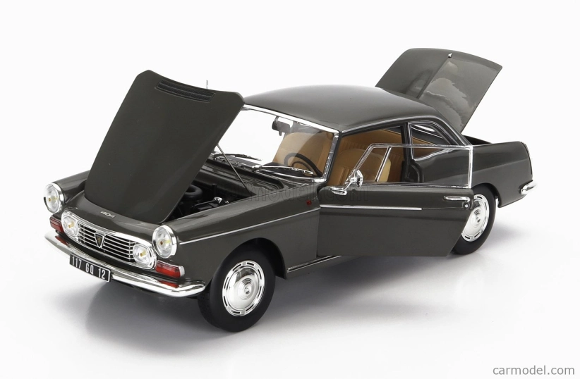 Norev Peugeot 404 Coupe 1967 1:18 Grafitová Šedá